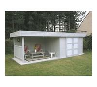 Solid Abri de Jardin Bois Arhus 28mm (656 x 241cm) - S8387