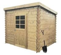 Abri de jardin en bois SOLID Passau 198x198cm - Epaisseur 19mm - Surface 3,92m²