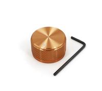 Solid Aluminum Alloy 30 x 17mm Volume Rotary Control 6mm Dia Potentiometer Cap Knob NWPNLXEA(Gold)