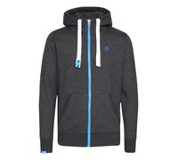 Solid Benn High-Neck - Veste à Capuche - Homme, Taille:M, Couleur:Dark Grey Melange (8999)