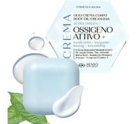 Solid Body Oil Active Oxygen - Crème Tonifiante Parfumée Raffermissante - Drainante, Lissante Et Élastifiante, Peau Anti-Cellulite - Vitamine E - Vegan - Équivalent À 500 Ml De Liquide