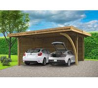 Solid Carport en Bois Traité Autoclave (5x6m) - S7758
