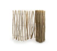 Solid Clôture de jardin ganivelle en bois de noisetier - 500 x 150 cm - S2852LD