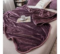 Solid Color Weighted Blanket Super Soft Bedspread on The Bed Office Air-Conditioning Blanket (Color : H Size : 180x200cm) (C 200x230cm)