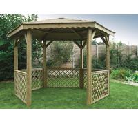 Solid Kiosque Hexagonal Bois Gardanne 352x305cm - S7707