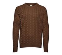 !Solid Pull-over 'Malcolm' marron, Taille XXL