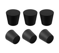 Solid Rubber Plug, Water Table Stopper, 1.34x1.14 inches Portable Cover with Tight Seal, Flexible Material Sealing Hardware, Drain Cap with Tapered Design, Replacement Accessory for Shower and Pot