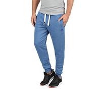 !Solid SDBenn Homme Pantalon de Jogging Pantalon de Sport avec intérieur Polaire Cordon de Serrage Détails du Label Mélange de Coton Regular Fit, Taille:S, Couleur:Faded Blue Melange (1542M)