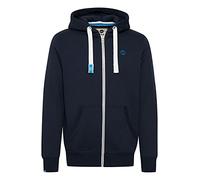 !Solid SDBenn Zip Homme Sweat à Capuche Veste à Capuche Hoodie avec Capuche Fermeture éclair Cordon de Serrage Détails du Label Mélange de Coton Regular Fit, Taille:S, Couleur:Insignia Blue (1991)