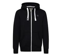 !Solid SDBenn Zip Homme Sweat à Capuche Veste à Capuche Hoodie avec Capuche Fermeture éclair Cordon de Serrage Détails du Label Mélange de Coton Regular Fit, Taille:S, Couleur:Black (9000)