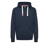 !Solid SDBennHood Homme Pull à Capuche Hoodie Poche Kangourou Cordon de Serrage Poignets côtelés Détails du Label Mélange de Coton Regular Fit, Taille:M, Couleur:Insignia Blue Melange (8991)