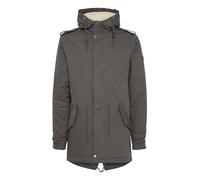 !Solid SDDarnell Homme Veste d'hiver Parka Manteau doublé avec Doublure en Peluche Cordon de Serrage Boutons-Pression Coton Regular Fit, Taille:L, Couleur:Dark Grey (2890)
