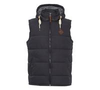 !Solid SDDry Homme Gilet matelassé Veste sans Manches Outdoor avec Capuche Col Montant Poches passepoilée Mélange de Coton Regular Fit, Taille:S, Couleur:Insignia Blue (1991)