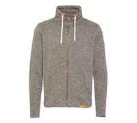 !Solid SDLuki Homme Veste en Sweat Veste Polaire Veste Sweatshirt avec col Montant Cordon de Serrage Poche Kangourou Regular Fit, Taille:XL, Couleur:Grey Melange (8236)