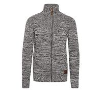 !Solid SDPomeroy Homme Cardigan Gilet Pull en Mailles épaisse avec col Montant Fermeture éclair 100% Coton Regular Fit, Taille:XL, Couleur:Coffee Bean (5973)