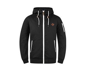 !Solid SDTilly Homme Veste mi-Saison Veste avec Capuche Poches zippées Regular Fit, Taille:XL, Couleur:Black (9000)