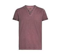 !Solid SDTino Homme T-Shirt à Manches Courtes avec col en V 100% Coton Regular Fit, Taille:M, Couleur:Wine Red (0985)