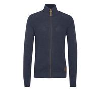 !Solid SDTristian Homme Cardigan en Maille Fine Gilet Pull à col Montant Fermenture éclair Mélange de Coton Regular Fit, Taille:L, Couleur:Insignia Blue Melange (8991)