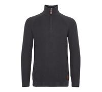 !Solid SDXenox Homme Pull en Maille Troyer Grosses Mailles avec col Montant 100% Coton Regular Fit, Taille:2XL, Couleur:Med Grey M (8254)