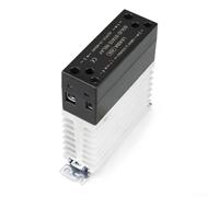 Solid State pour relais 40 A avec dissipateur thermique intégré DC vers AC Interrupteur DIN Rail de montage pour moteurs 103 x 100 x 30 mm (40 A)