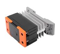 Solid State Relay SSR | DC 3-32V to AC 24-480V with Heat Sink | SSR Relay for Home Appliances/Heating Equipment/Industrial Control | Low RF Interference