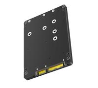 Solid States Adaptateur disque MSATA vers SATA 3.0 2,5" avec boîtier pour SSD 2230 2242 2260 2280 pour ordinateurs portables