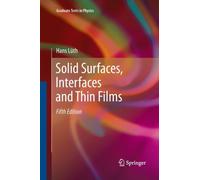 Solid Surfaces, Interfaces And Thin Films