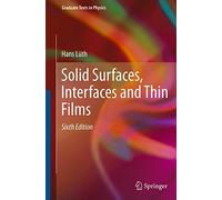 Solid Surfaces, Interfaces and Thin Films