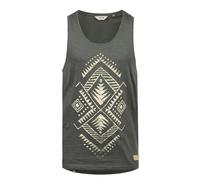 !Solid T-Shirt 'Isaak' écru / gris, Taille XXL