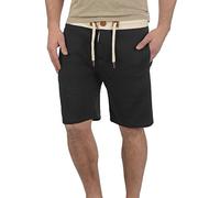 !Solid TripShorts Short en Sweat Bermuda Jogging Pantalon Court pour Homme Doublure Polaire, Taille:M, Couleur:Black (9000)
