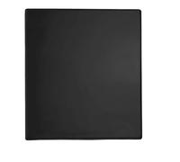 Solid Washing Machine Cover Refrigerator Cabinet Top Protector Silicone Mat Waterproof Anti Slip Pad Dinning Table Placemat(Black,Medium)