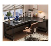 Solid Wood Gaming Desk Ergonomic L-Shaped Computer Corner Desk For Home Office, Study Writing Workstation With Slim Edge, Home Desk For Gamers Students Professionals(A-right,120x100x75cm)