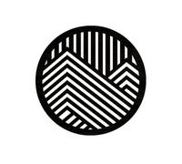 Solid Wood Wall Hanginngs Handmade Irregular Wooden Wall Art Round Carved Pendant Decoration for Home Office Unique Hollow Out Ornaments(Black,20cm round)