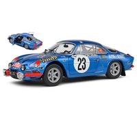 SOLIDE 1/18 ALPINE A110 1600S 23 RALLY MONTECARLO 1972 MODÈLE STATIQUE DIECAST