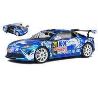 SOLIDE 1/18 ALPINE A110 20 RALLY DU VAR 2021 DELECOUR MODÈLE STATIQUE DIECAST