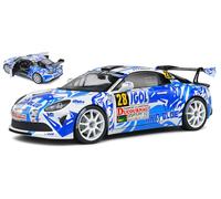 SOLIDE 1/18 ALPINE A110 28 RALLY DU VAR 2021 DELECOUR MODÈLE STATIQUE DIECAST