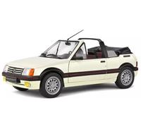 SOLIDE 1:18 AUTO DIE COULÉ MÉTAL - PEUGEOT 205 CTI MK1 1989 BLANC ART S1806202