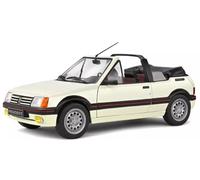 SOLIDE 1:18 AUTO DIE COULÉ MÉTAL - PEUGEOT 205 CTI MK1 1989 BLANC ART S1806202