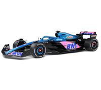 SOLIDE 1/18 F1 ALPINE A523 PRÉSENTATION 2023 BLEU MODÈLE STATIQUE DIECAST