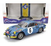 SOLIDE 1/18 RENAULT ALPINE A110 1600S 6 RALLY MONTECARLO 1972 MODÈLE STATIQUE