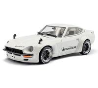 SOLIDE 1/43 DATSUN 240Z ROCKET BUNNY COUPE 1973 BLANC MODÈLE STATIQUE DIECAST