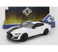 SOLIDE 1/43 FORD MUSTANG GT500 COUPE 2020 BLANC MODÈLE STATIQUE DIECAST