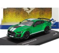 SOLIDE 1/43 FORD MUSTANG SHELBY GT500 COUPÉ VERT MODÈLE STATIQUE MOULÉ SOUS P...