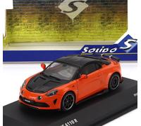 SOLIDE 1/43 RENAULT ALPINE A110 RADICAL 2023 ORANGE MODÈLE STATIQUE DIECAST