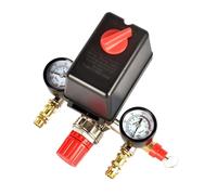 Solide 100000 valves de cycle double manomètre support de pression de contrôle de pression mise à niveau du robinet pour installations de plomberie montage de support