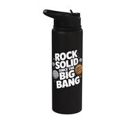 Solide comme le roc depuis le Big Bang, un astéroïde drôle Stainless Steel Insulated Water Bottle