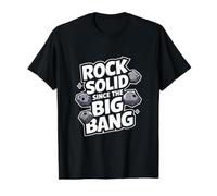 Solide comme Le roc Depuis Le Big Bang, Un astéroïde drôle T-Shirt Graphique avec Valeur, Homme, Noir, XL