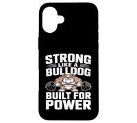 Solide comme Un Bouledogue conçu pour la Puissance Gym Beast Coque pour iPhone 16 Plus