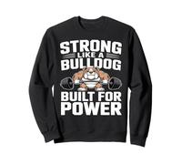 Solide comme Un Bouledogue conçu pour la Puissance Gym Beast Sweatshirt