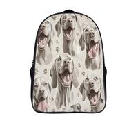 solide et robuste cartable laptop animal sacs d'école 2 compartiment visages de chiens heureux pour élève d'école sacs à dos imprimé en 3d-16,garçon fille pour l'école les voyages les affaires